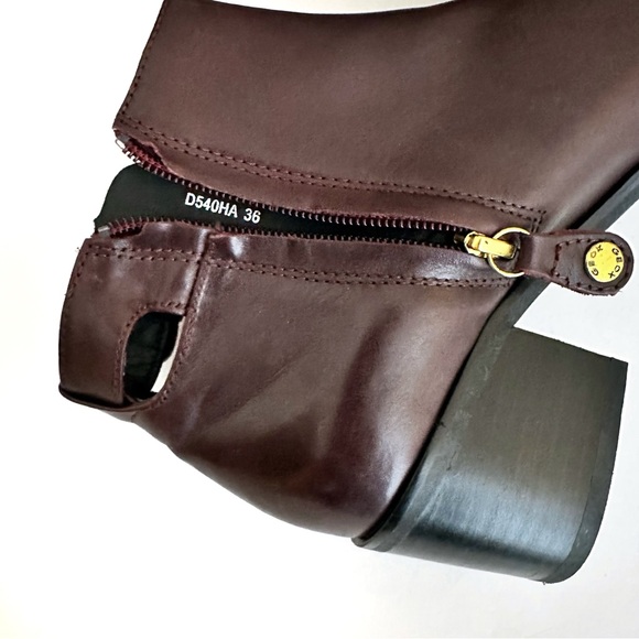 Geox Lia Ox Blood Leather Ankle Bootie Size 36 / 5.5 - Picture 7 of 11